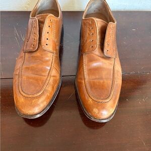 Men's Brown Leather Dress Shoes Johnson Murphy collection size 11